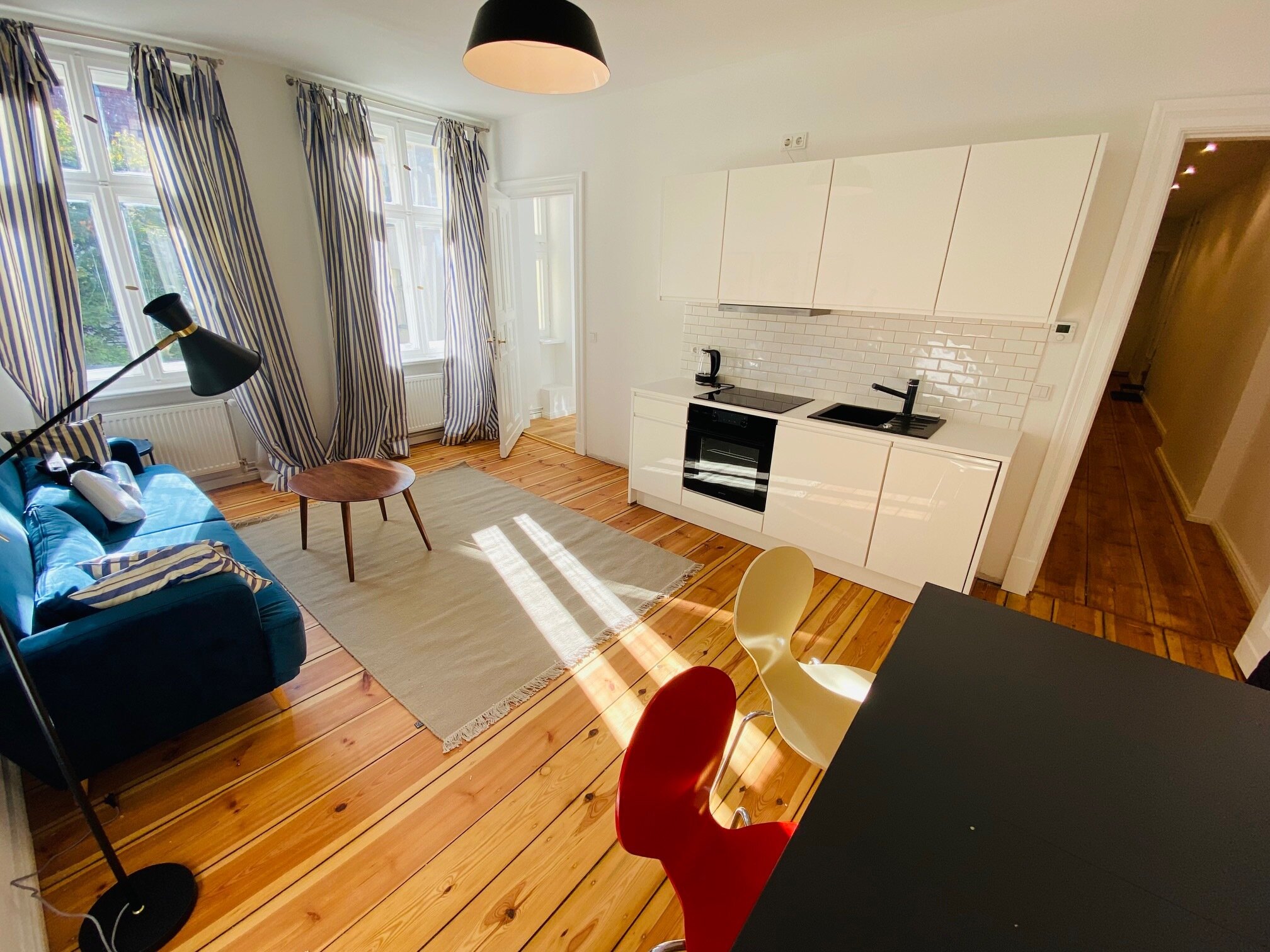 Wohnung zur Miete Wohnen auf Zeit 1.550 € 2 Zimmer 50 m²<br/>Wohnfläche 01.01.2025<br/>Verfügbarkeit Hufelandstraße 42 Prenzlauer Berg Berlin 10407