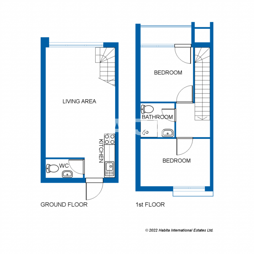 Reihenmittelhaus zum Kauf 59.900 € 3 Zimmer 58 m²<br/>Wohnfläche 58 m²<br/>Grundstück Moona 2 Apartment Bijilo