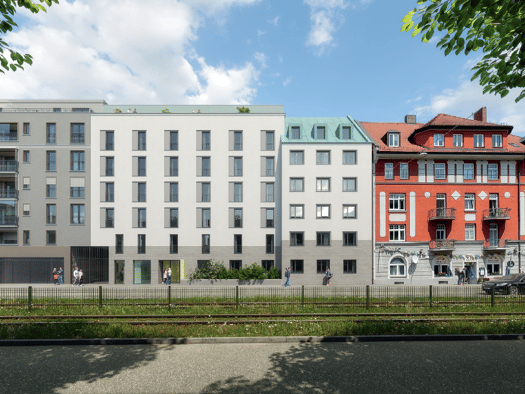 Studio zur Miete 680 € 1 Zimmer 23,5 m² 4. Geschoss frei ab 16.08.2026 Arnulfstraße 142 Neuhausen-Nymphenburg München 80634