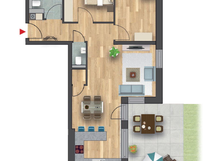 Wohnung zum Kauf provisionsfrei 450.000 € 3,5 Zimmer 84,1 m² Merklingen 89188