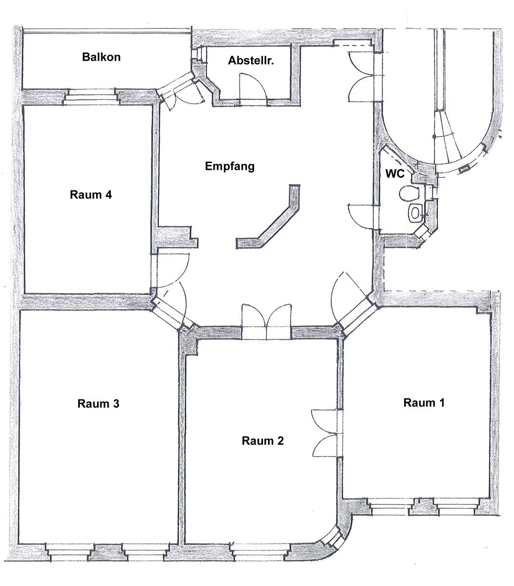 Bürofläche zur Miete 4 Zimmer Bahnhofstr. 16 b Löbau Löbau 02708