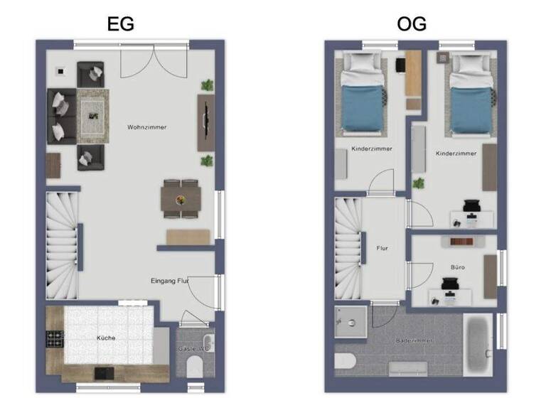 Doppelhaushälfte zum Kauf 649.000 € 4 Zimmer 128,2 m² 206 m² Grundstück Bad Krozingen 79189