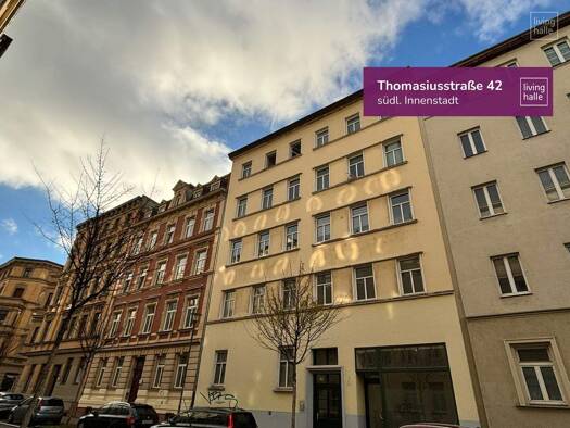Wohnung zur Miete 230 € 1 Zimmer 23 m² 1. Geschoss Thomasiusstraße 42 Innenstadt Halle 06110