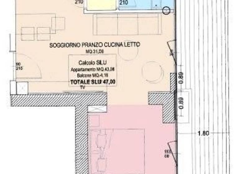 Studio zum Kauf - Erstbezug 230.000 € 1 Zimmer 54 m² frei ab sofort Pisa