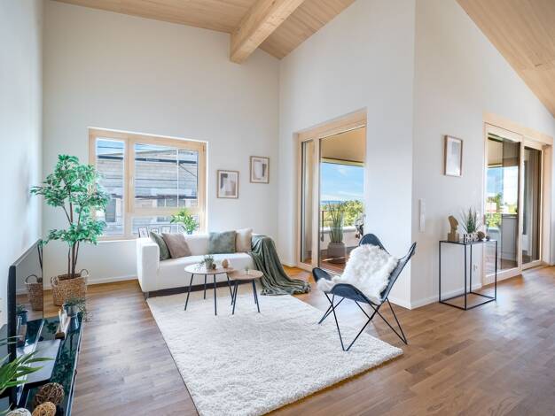 Penthouse zum Kauf - Erstbezug provisionsfrei 529.900 € 3,5 Zimmer 95,3 m² 3. Geschoss Albert-Magg-Straße 18 Laupheim Laupheim 88471