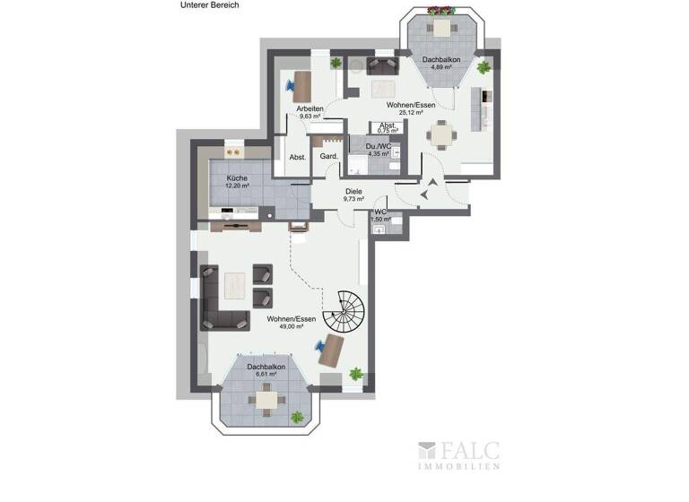 Maisonette zum Kauf 695.000 € 4 Zimmer 190 m² Mögeldorf Nürnberg / Zerzabelshof 90480