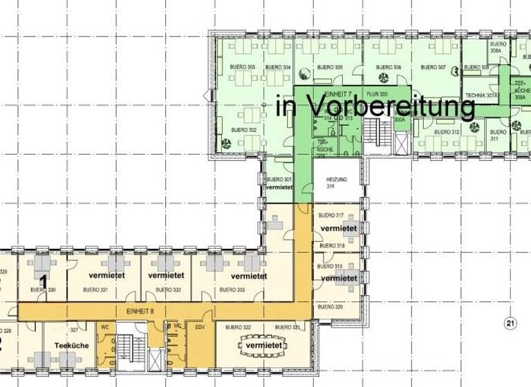 Bürofläche zur Miete provisionsfrei 5 € 13 Zimmer 405,8 m² Bürofläche Keramag Flörsheim 65439
