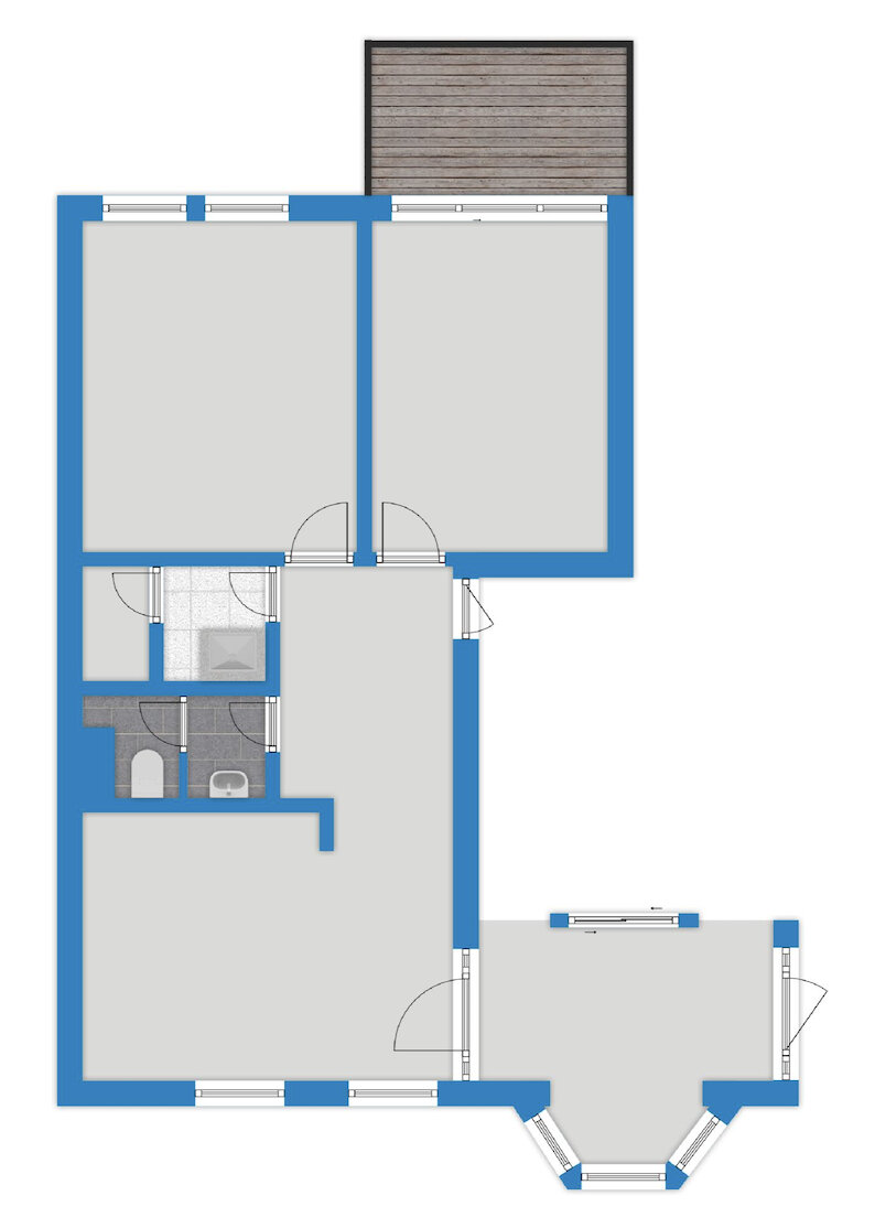 Bürofläche zur Miete 11,45 € 3 Zimmer 83 m²<br/>Bürofläche Hansering 8 Altstadt Halle 06108