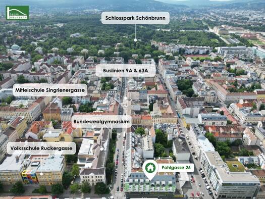 Wohnung zur Miete 615 € 1 Zimmer 35,2 m² 2. Geschoss frei ab 01.11.2026 Pohlgasse 26 Meidling 1120