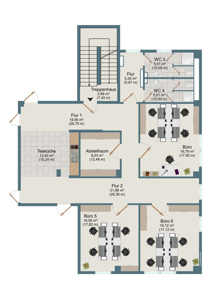 Bürofläche zur Miete 1.176 € 4 Zimmer 80 m²<br/>Bürofläche Am Hartholz 19 Alling Alling 82239