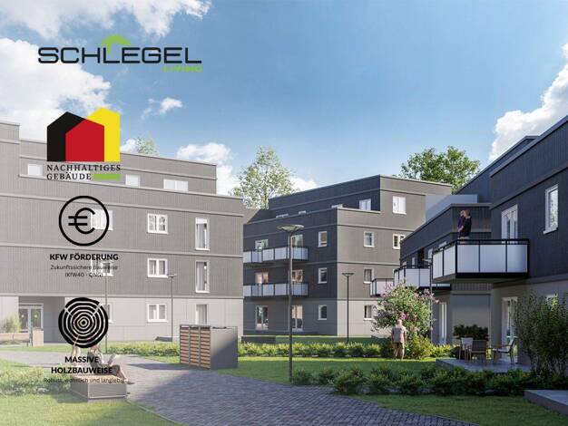 Wohnung zum Kauf - Neubau provisionsfrei 692.300 € 4 Zimmer 131,9 m² 3. Geschoss frei ab 01.12.2027 Obermühlenweg 1-11 Murrhardt 71540