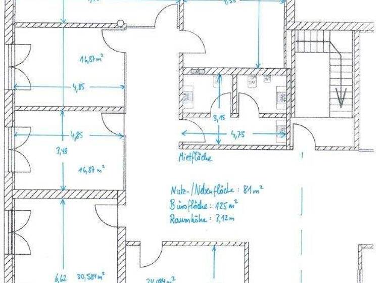Bürofläche zur Miete 381 € 1 Zimmer 17 m² Bürofläche teilbar ab 17 m² Gindlkofen Marklkofen 84163