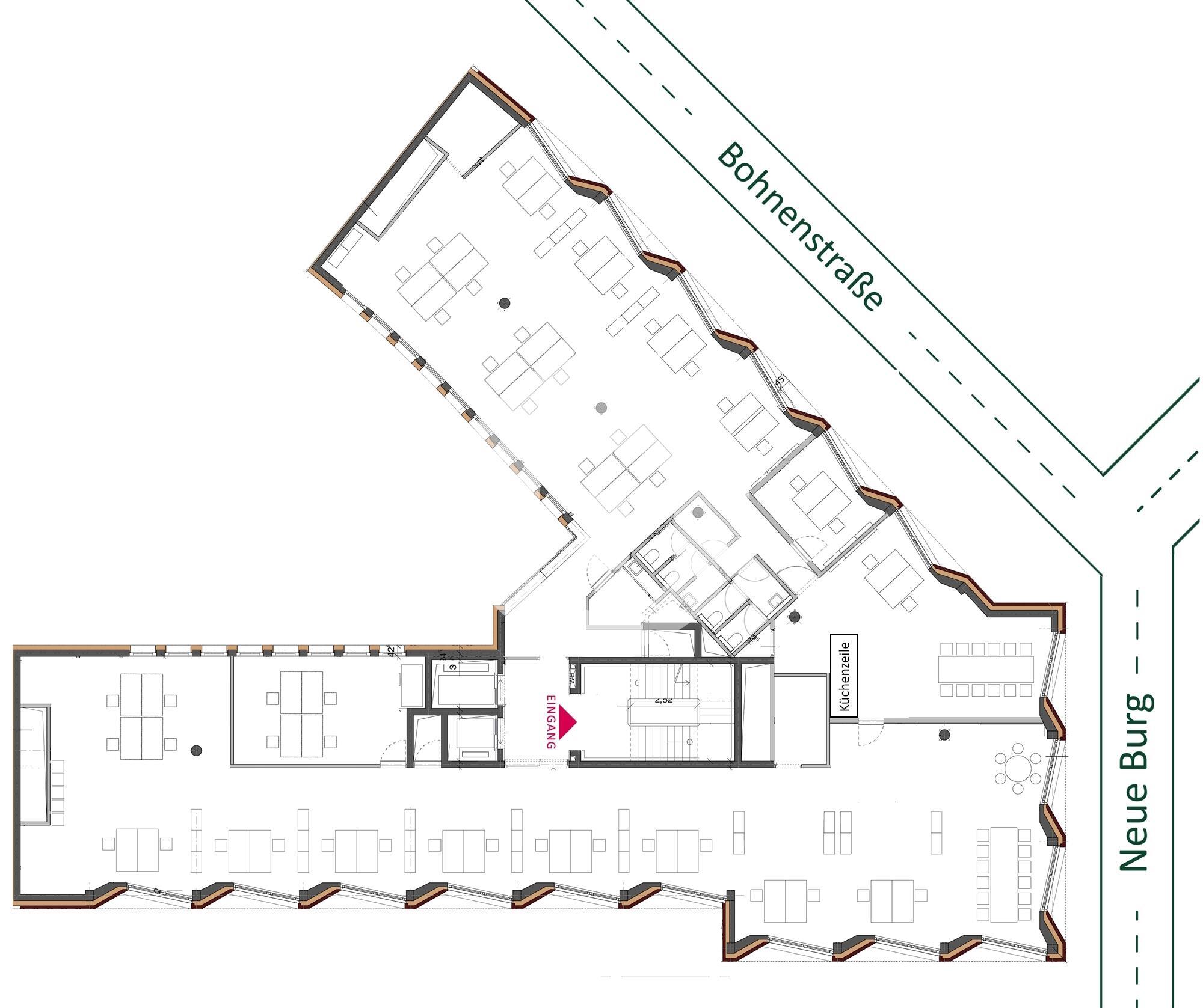 Bürogebäude zur Miete provisionsfrei 33 € 567 m²<br/>Bürofläche Hamburg - Altstadt Hamburg 20457