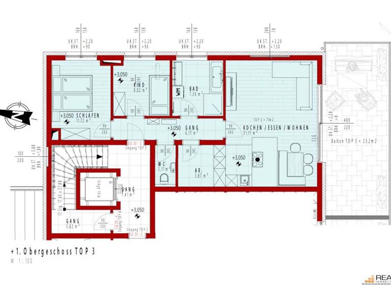 Terrassenwohnung zum Kauf 445.000 € 3 Zimmer 70,4 m²<br/>Wohnfläche 1.<br/>Geschoss Abtenau 5441
