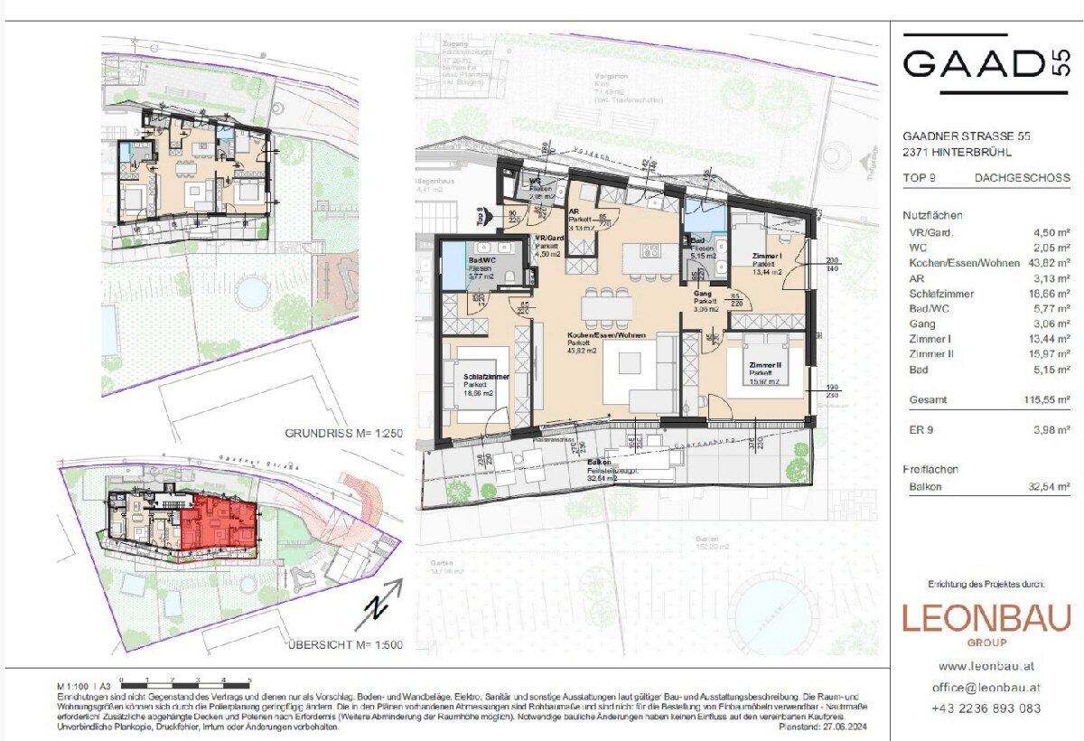 Wohnung zum Kauf 990.000 € 4 Zimmer 115,6 m²<br/>Wohnfläche Hinterbrühl 2371