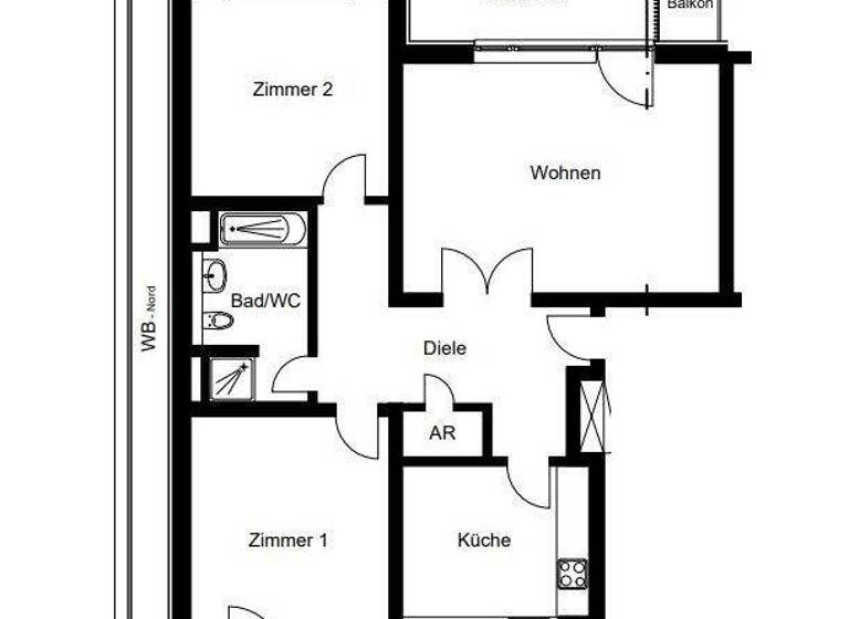 Wohnung zur Miete 1.595 € 3 Zimmer 93 m² 7. Geschoss frei ab 01.05.2026 Goltsteinstr. 93 Bayenthal Köln 50968