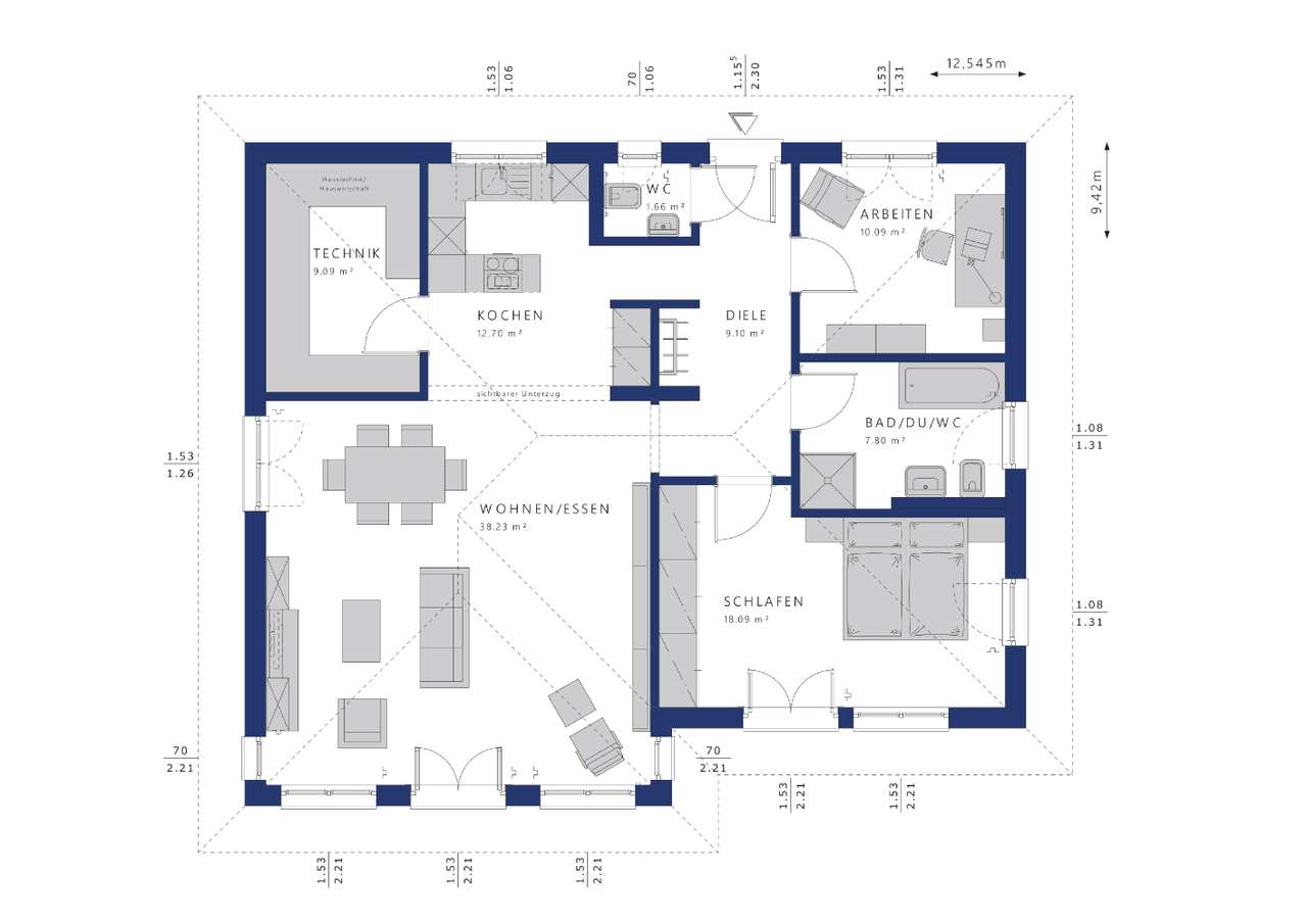 Haus zum Kauf provisionsfrei 442.500 € 3 Zimmer 100 m²<br/>Wohnfläche 863 m²<br/>Grundstück Storkow Storkow (Mark) 15859