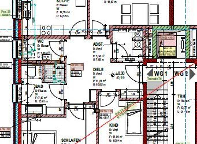 Wohnung zur Miete 800 € 3 Zimmer 89,2 m² EG frei ab 01.05.2026 Ankumer Straße 5 Bersenbrück 49593