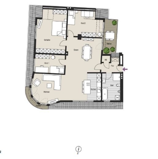 Wohnung zum Kauf provisionsfrei 899.600 € 4 Zimmer 130,2 m²<br/>Wohnfläche 6.<br/>Geschoss Ubierring 22 Neustadt - Süd Köln 50678