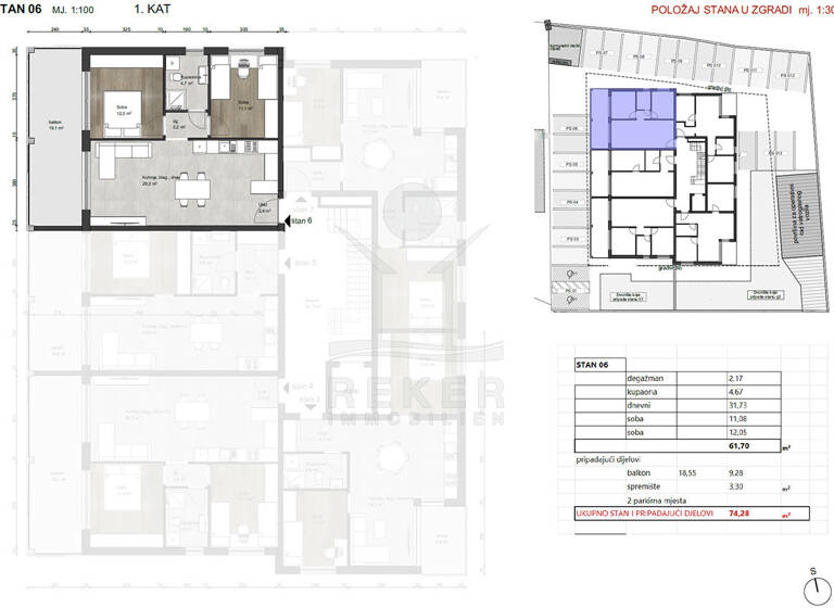 Wohnung zum Kauf - Erstbezug 283.000 € 3 Zimmer 80,7 m² 1. Geschoss Tar 52440