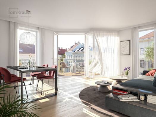 Wohnung zum Kauf - Neubau 492.700 € 2 Zimmer 42,9 m² 5. Geschoss frei ab 01.12.2026 Wien / Wien 3., Landstraße 1030