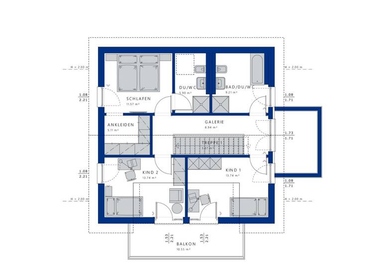 Haus zum Kauf 448.000 € 4 Zimmer 145 m² 700 m² Grundstück Struth Flieden 36103