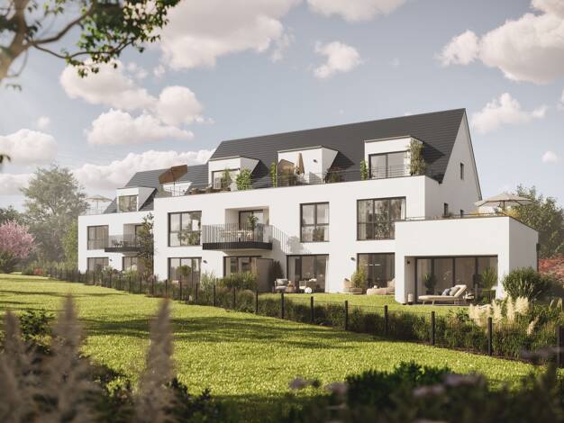 Terrassenwohnung zum Kauf - Neubau provisionsfrei als Kapitalanlage geeignet 550.900 € 4 Zimmer 93,5 m² Hermann-Löns-Strasse 10 Zirndorf Zirndorf 90513