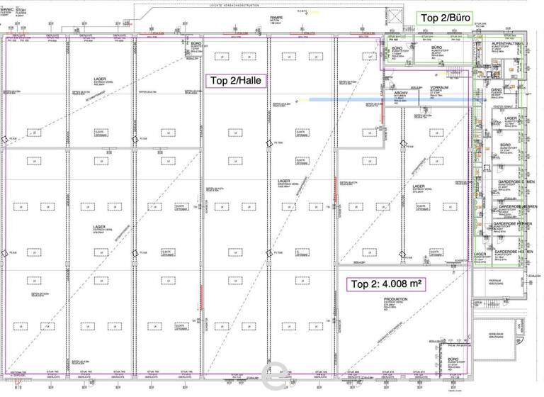 Lagerhalle zur Miete 7,03 € 4.008 m² Lagerfläche Vösendorf 2334