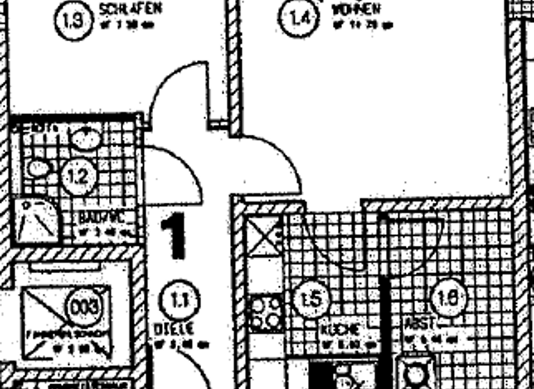 Wohnung zur Miete 306 € 2 Zimmer 47 m² 1. Geschoss Lugau 09385