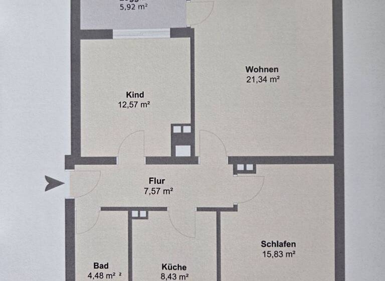 Wohnung zur Miete 700 € 3 Zimmer 70 m² Geschoss 3/4 frei ab sofort Elbeallee 205 Sennestadt Bielefeld 33689