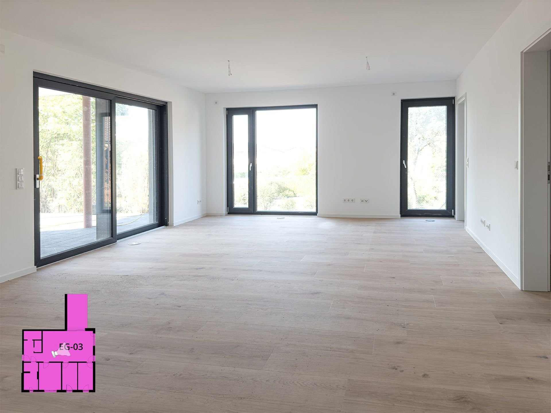 Wohnung zur Miete 1.500 € 4 Zimmer 99,8 m²<br/>Wohnfläche EG<br/>Geschoss Hillegossen Bielefeld 33699