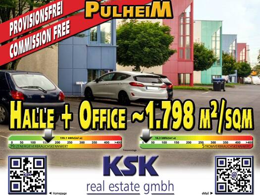 Logistikzentrum zur Miete provisionsfrei 1.798 m² Lagerfläche teilbar von 1.798 m² bis 1.798 m² Brauweiler Pulheim 50259