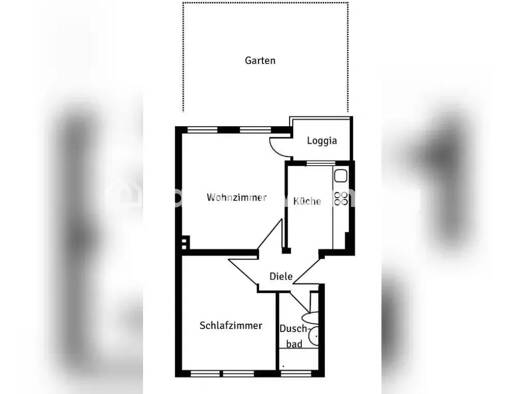 Wohnung zur Miete Tauschwohnung 460 € 2 Zimmer 45 m² 1. Geschoss Dottendorf Bonn 53129