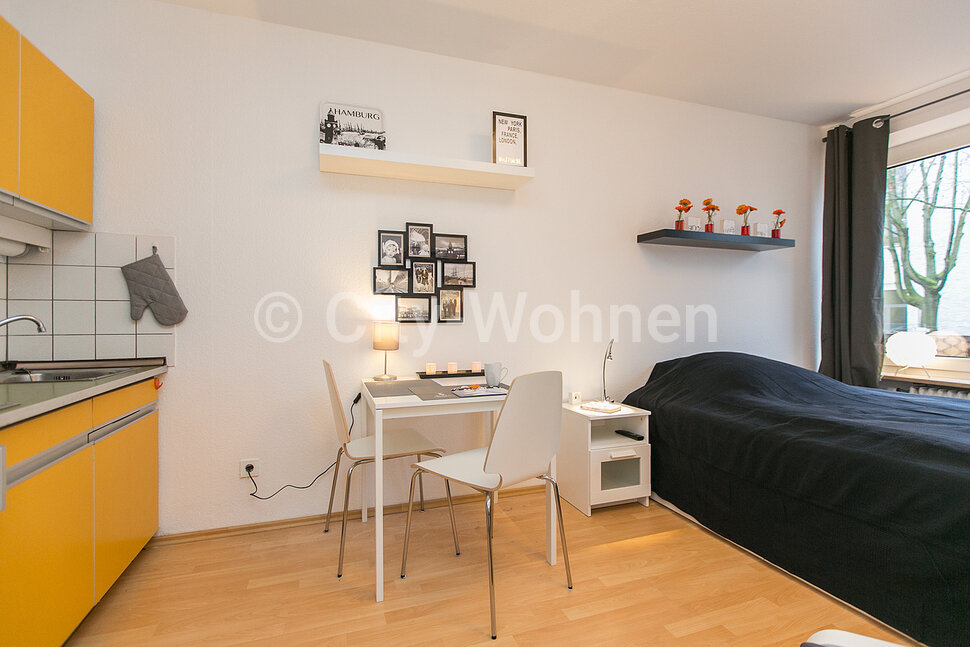 Wohnung zur Miete Wohnen auf Zeit 1.045 € 1 Zimmer 23 m²<br/>Wohnfläche 01.04.2025<br/>Verfügbarkeit Troplowitzstraße Hoheluft - West Hamburg 22529