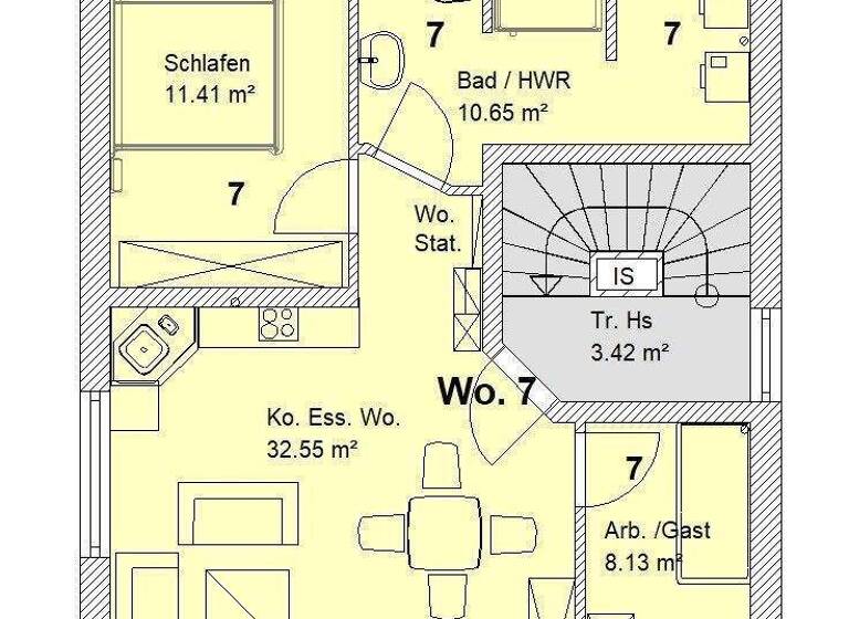 Wohnung zum Kauf provisionsfrei 204.700 € 3 Zimmer 65 m² 1. Geschoss Burgau 89331