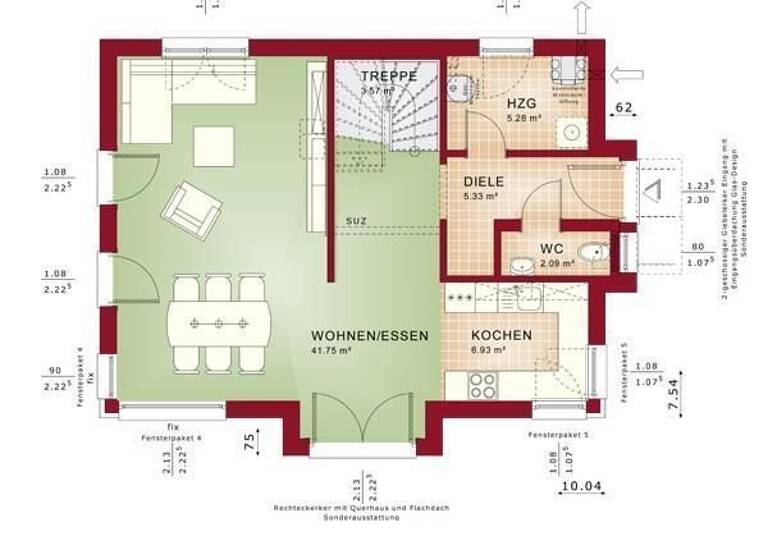 Einfamilienhaus zum Kauf provisionsfrei 699.887 € 5 Zimmer 122 m² 480 m² Grundstück Glessen Bergheim 50129