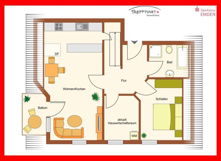 Maisonette zum Kauf 220.000 € 3 Zimmer 88 m²<br/>Wohnfläche Larrelt Emden 26723
