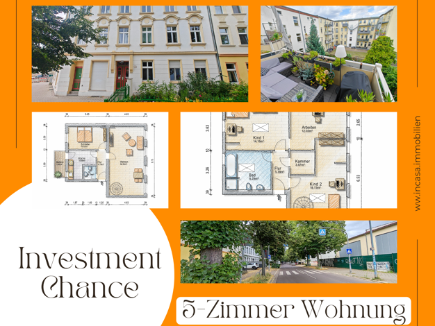 Maisonette zum Kauf 193.692 € 5 Zimmer 140,5 m² 2. Geschoss Braunschweiger Straße 33 Sudenburg Magdeburg 39112