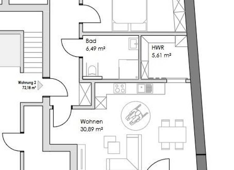 Wohnung zum Kauf 367.500 € 2 Zimmer 74,5 m²<br/>Wohnfläche EG<br/>Geschoss Abdenastraße 2 Stadtzentrum Emden 26721