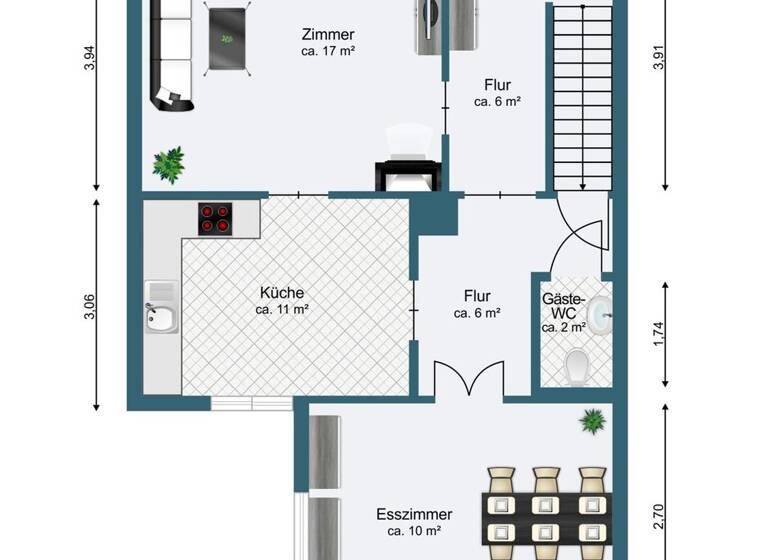 Reihenendhaus zum Kauf 375.000 € 5 Zimmer 119 m² 260 m² Grundstück Knieper Stralsund 18435
