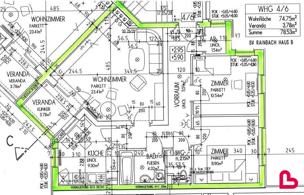 Wohnung zur Miete 765 € 3 Zimmer 79 m²<br/>Wohnfläche 2.<br/>Geschoss Rainbach im Mühlkreis 4261