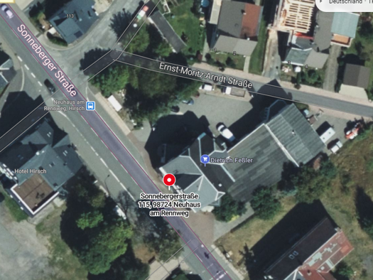 Gewerbeobjekt zum Kauf provisionsfrei als Kapitalanlage geeignet 1.725 m² Grundstück Sonneberger 115a Neuhaus Neuhaus am Rennweg 98724