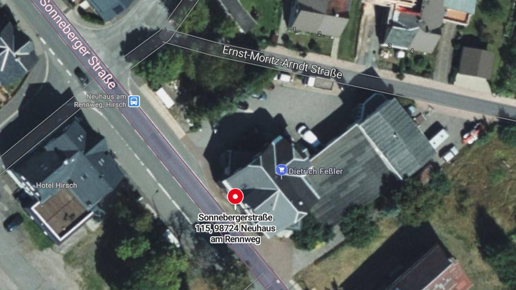 Gewerbeobjekt zum Kauf provisionsfrei als Kapitalanlage geeignet 1.725 m² Grundstück Sonneberger 115a Neuhaus Neuhaus am Rennweg 98724