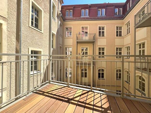 Wohnung zur Miete - Erstbezug 955 € 2,5 Zimmer 77 m² 2. Geschoss Dreyhauptstraße 2 Halle (Saale), Stadt 06108