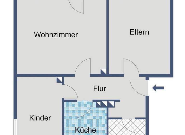Wohnung zur Miete 423 € 3 Zimmer 69,7 m² 2. Geschoss frei ab 01.04.2026 Königsberger Straße 13 Gensungen Felsberg 34587