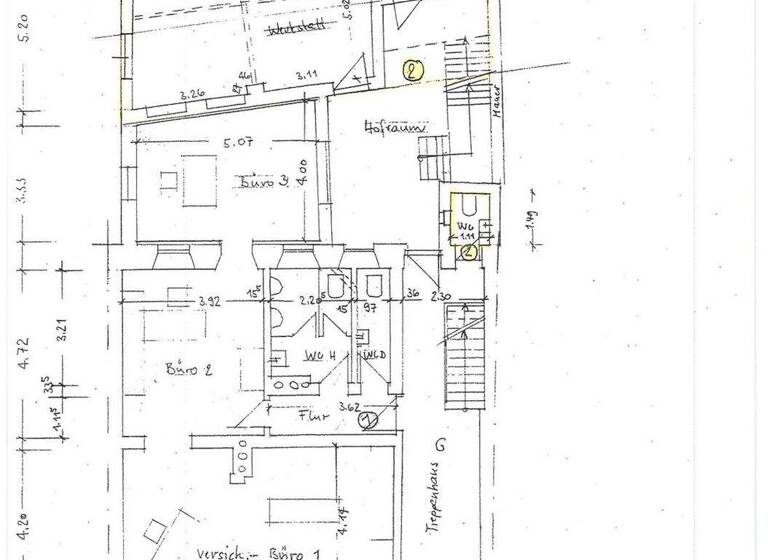 Wohnung zum Kauf 224.000 € 6 Zimmer 165 m² EG Innenstadt Hof 95028