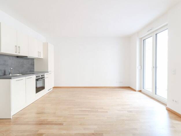 Wohnung zur Miete - Erstbezug 1.169 € 2 Zimmer 59,8 m² 3. Geschoss frei ab sofort Mathilde-Maier-Straße 4 Gallus Frankfurt-Gallus 60326