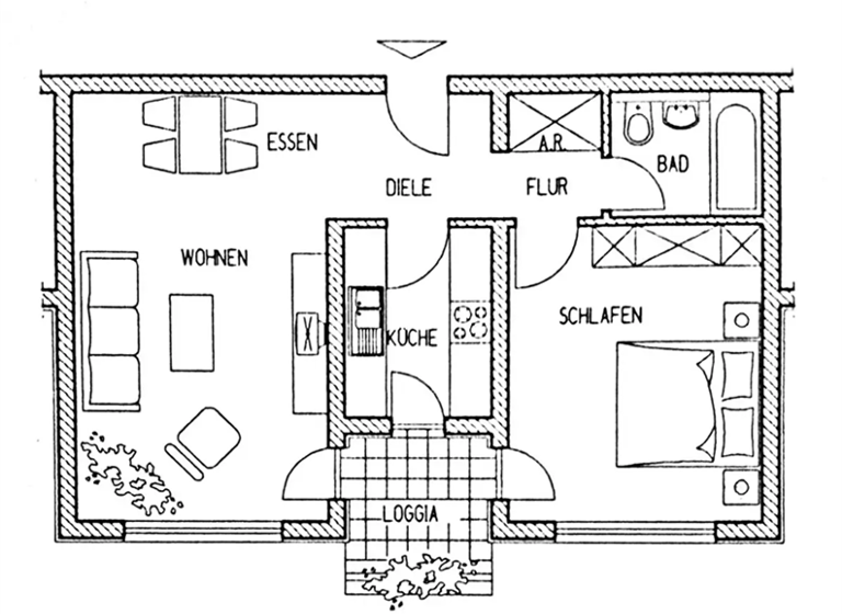 WG-Zimmer zum Kauf 189.000 € 2 Zimmer 58 m² 6. Geschoss frei ab sofort Nieder-Eschbach Frankfurt am Main 60437