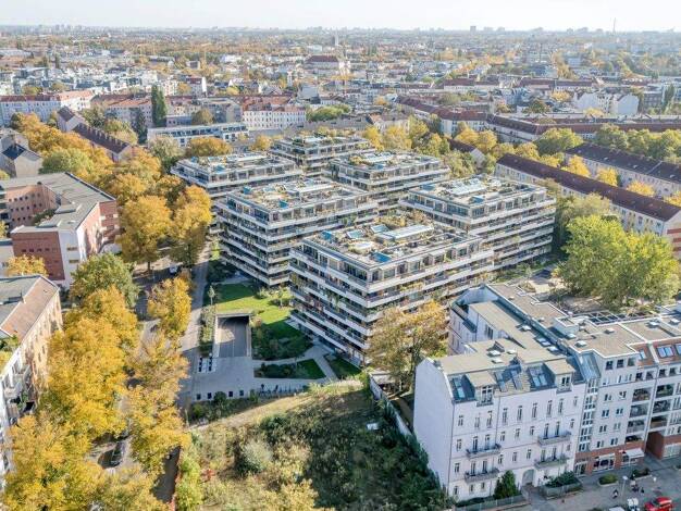 Wohnung zum Kauf - Erstbezug provisionsfrei 449.500 € 2,5 Zimmer 58,3 m² EG Thulestraße  / Ecke Neumannstraße 48 Pankow Berlin 13189