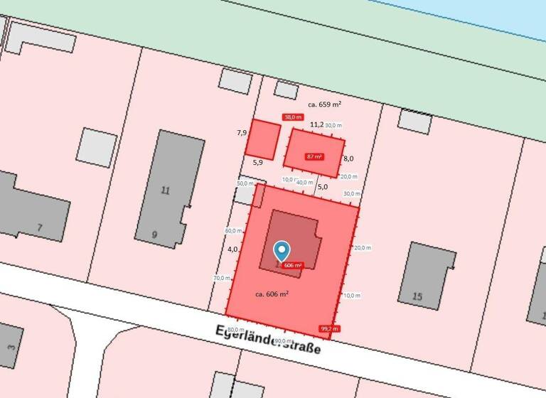 Grundstück zum Kauf 1.265 m² Grundstück Egerländerstraße 13 Hinrichssegen Bruckmühl 83052